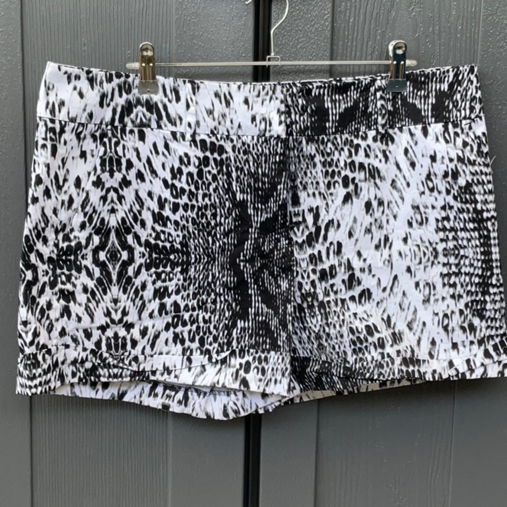 Black and White Women's Shorts